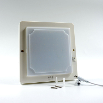 Đèn tiết kiệm năng lượng 12V 24Vled Đèn trần LED RV biển năng lượng mặt trời 16W có công tắc vuông đèn trần năng lượng mặt trời đèn ốp trần năng lượng mặt trời