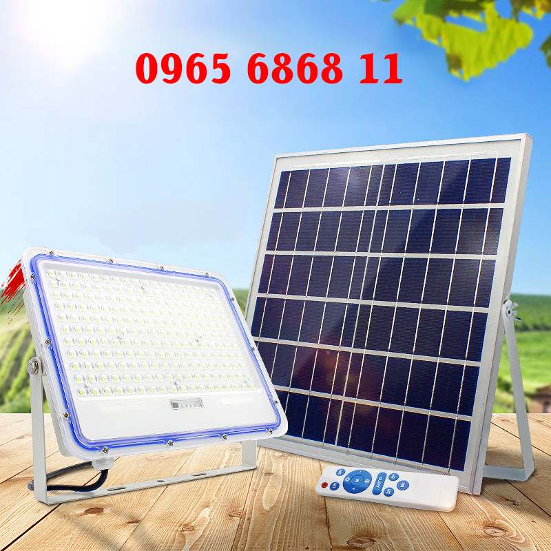 Đèn pha LED năng lượng mặt trời Yaming đèn sân vườn nông thôn mới đèn pha ngoài trời bóng tối tự động sáng đèn đường siêu sáng den pha nang luong mat troi đèn pha năng lượng