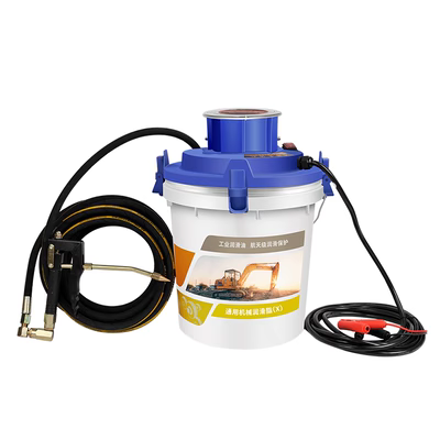 Súng mỡ điện 24v máy xúc chuyên dụng hoàn toàn tự động 220 máy bôi dầu cao áp mới máy bơ điện không chổi than máy bơm mỡ bò bằng chân đồ bơm mỡ bò