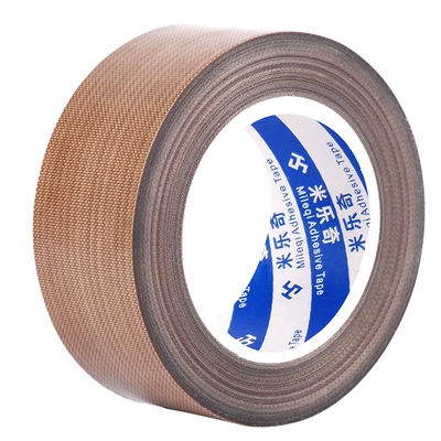Miller lẻ Teflon vải băng Teflon nhiệt nhiệt độ cao máy niêm phong cách 300 ngọn lửa nhiệt độ cao làm kín chân không chống lại băng thông làm việc hữu cơ nóng của 0.13mm0.18mm dày Teflon nhựa