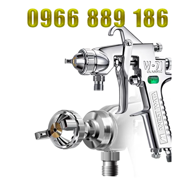 Nhật Bản Iwata W-71C khí nén súng phun sơn nội thất sơn phủ ngoài súng phun sơn ô tô xịt ấm siêu tốc W71 nguyên tử hóa cao súng sơn