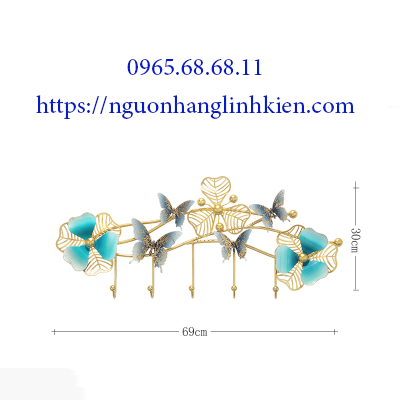 Móc trang trí tường, móc treo đồ tiện lợi trong nhà không bị mài mòn