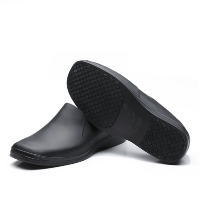 Wako Slide Chef Giày chống dầu chống nước Giày không thấm nước Khách sạn Nhà hàng Giày công sở Giày đế xuồng đặc biệt
