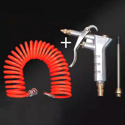 Kết nối áp suất vòi phun công cụ máy bay phản lực ống dẫn khí máy nén khí lò xo không khí ống áp suất cao thổi thổi súng thổi bụi súng khí nén cầm tay