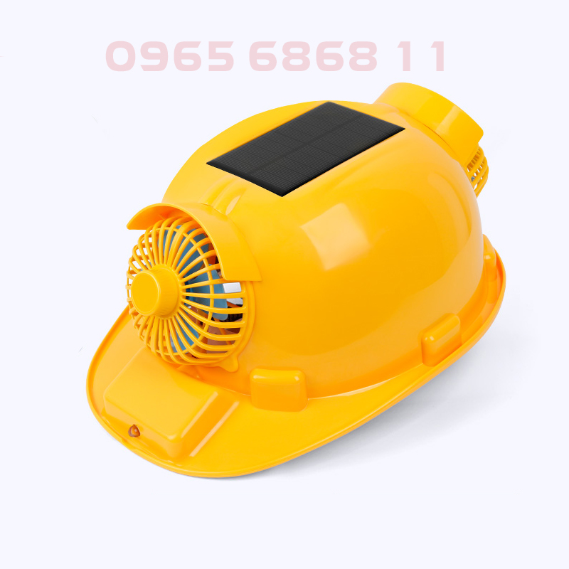 Mũ bảo hộ lao động thông minh đa chức năng nhựa ABS siêu cứng nón bảo hộ có đèn có quạt làm mát điều khiển qua điện thoại nón bảo hộ lao động