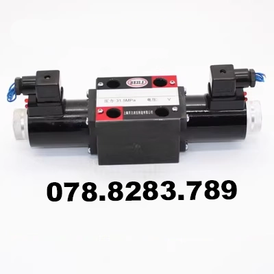 van thủy lực 3 2 Van đảo chiều thủy lực loại Thượng Hải cũ 34EY-B10H-T 34BY-B10H-T các ký hiệu van thủy lực đế van thủy lực