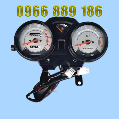 đồng hồ công tơ mét Xe máy Hoàng tử Mỹ EFI dụng cụ lắp ráp máy đo đường đo tốc độ Suzuki Prince GN125-FHJ125-8 dây điện đồng hồ wave bộ công tơ mét xe wave