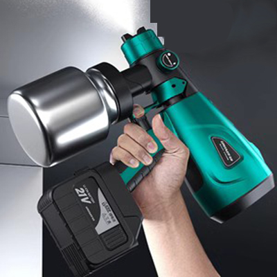 Rừng Xanh Súng Phun Sơn Điện Sơn Cao Su Máy Phun Sơn Hiện Vật Xịt Nồi Máy Xịt Tường Ngoài Hộ Gia Đình Nhỏ Pin Lithium cấu tạo của súng phun sơn bộ súng phun sơn