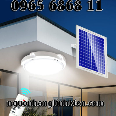 đèn led âm trần năng lượng mặt trời Đèn năng lượng mặt trời gia đình đèn ốp trần trong nhà nông thôn mới công suất cao ban công hành lang lối đi sân vườn đèn siêu sáng den op tran nang luong mat troi đèn ốp trần năng lượng mặt trời