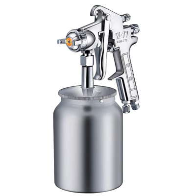 Khí nén phun súng phun sơn W-77C đường kính lớn sơn cao su súng phun xịt dụng cụ nồi nhỏ touch-up sơn súng phun sơn h85