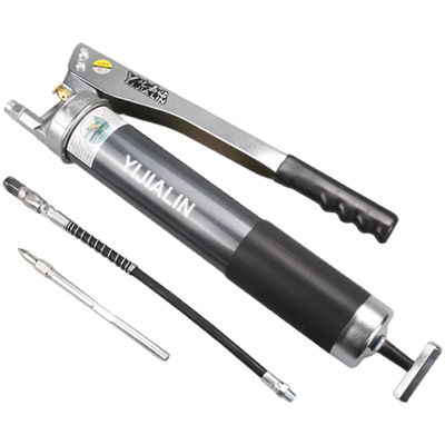 Súng bôi trơn hạng nặng dung tích lớn 900cc Máy bơm dầu chống cháy nổ áp suất cao bằng khí nén thủ công dành cho xe nâng và máy xúc bơm mỡ điện 24v dụng cụ bơm mỡ bò
