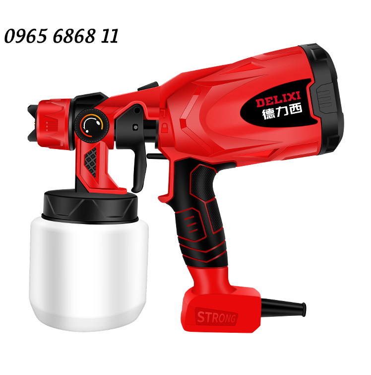 Máy phun sơn điện cầm tay tiện dụng chạy pin công suất cao súng phun sơn tĩnh điện súng phun sơn khí nén