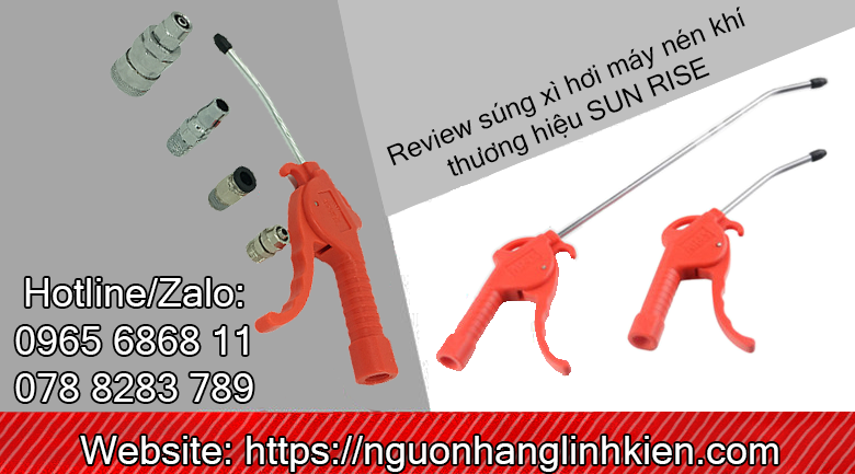 [REVIEW] Súng Hút Thổi Khí Nén Cầm Tay Đến Từ Thương Hiệu SUN RISE