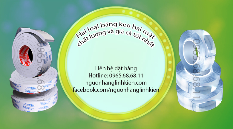 Điểm mặt hai loại băng keo hai mặt có chất lượng và giá cả tốt nhất