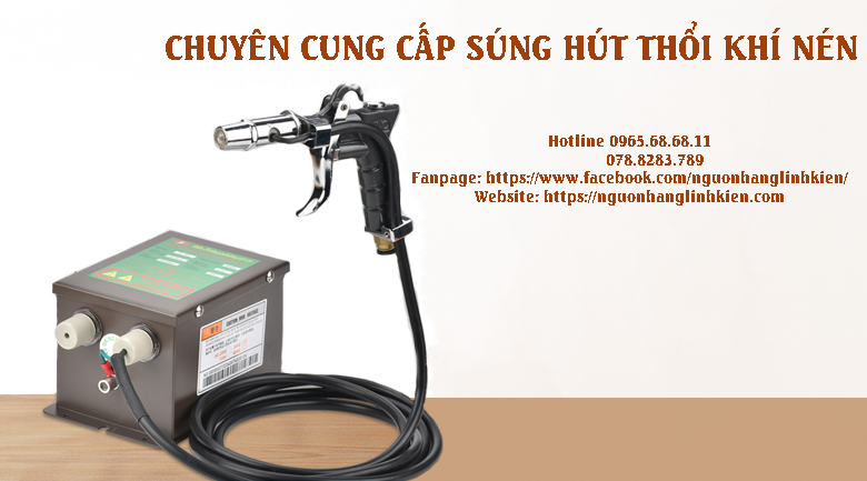3 điều bạn cần biết trước khi sắm một chiếc súng hút thổi khí nén