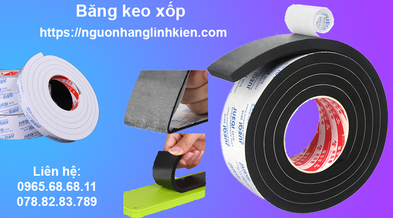 Băng keo xốp và những ứng dụng tuyệt vời