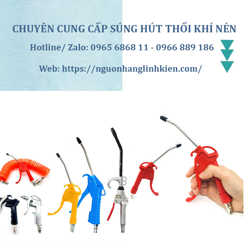Những công dụng của súng hút thổi khí nén trong cuộc sống