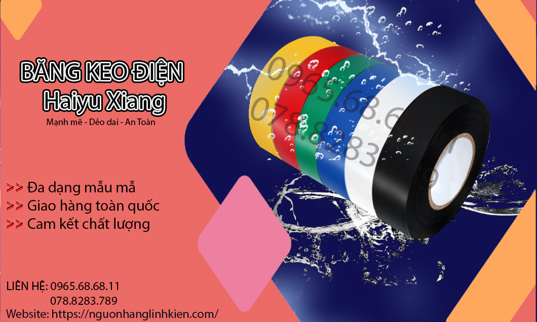 Tất tần tật về băng keo điện Haiyu Xiang, băng keo dây điện chất lượng cao