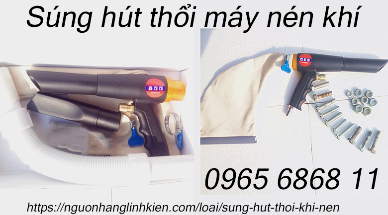[REVIEW] Súng hút thổi máy nén khí đa năng, súng hút bụi khí nén, súng xịt máy khí nén mạnh mẽ, công suất cao